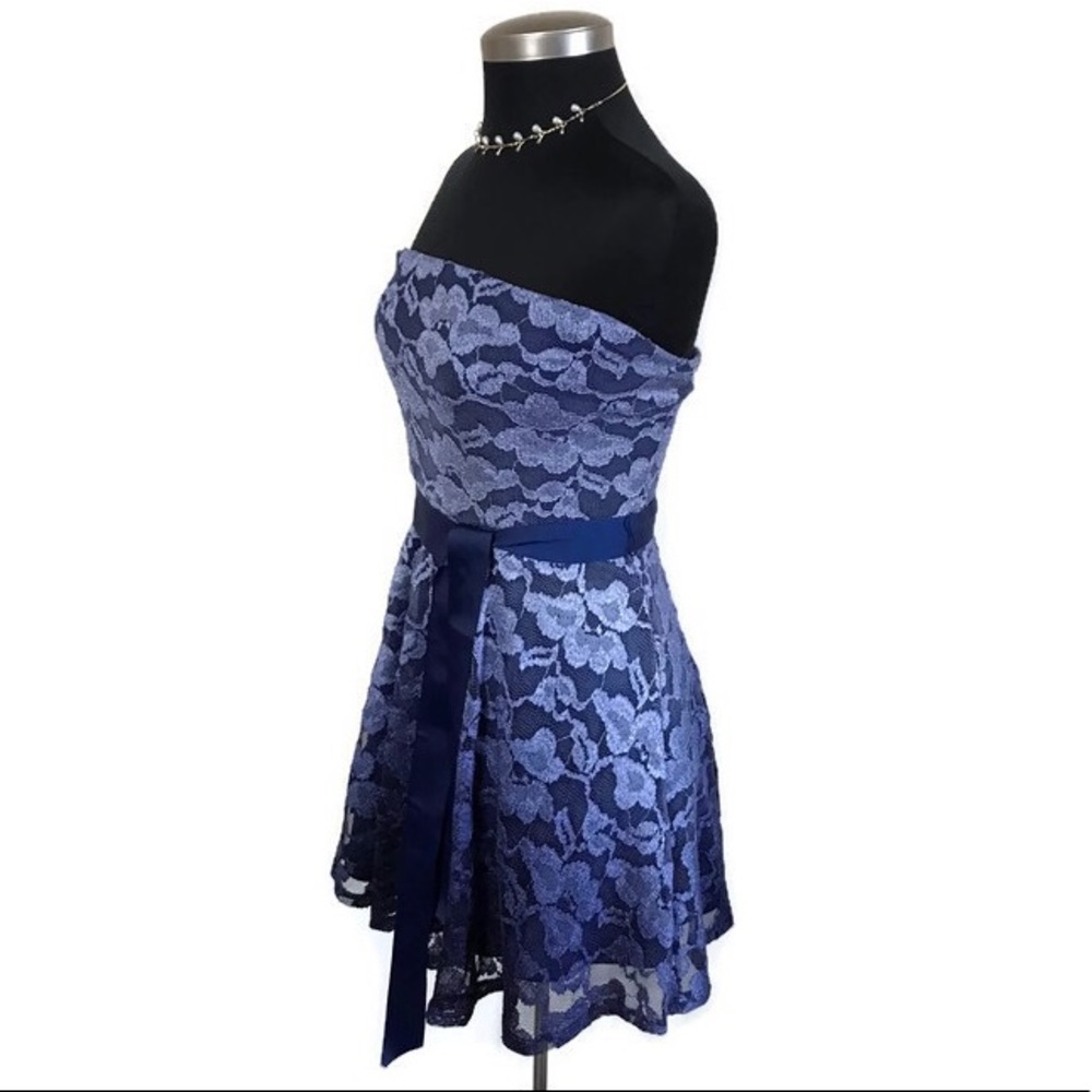 As U Wish Strapless Ombré Lace Dress✨Size Small - Picture 3 of 6